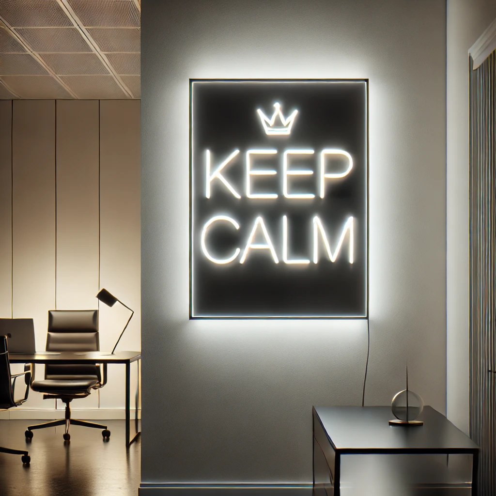 Neon LED KEEP CALM