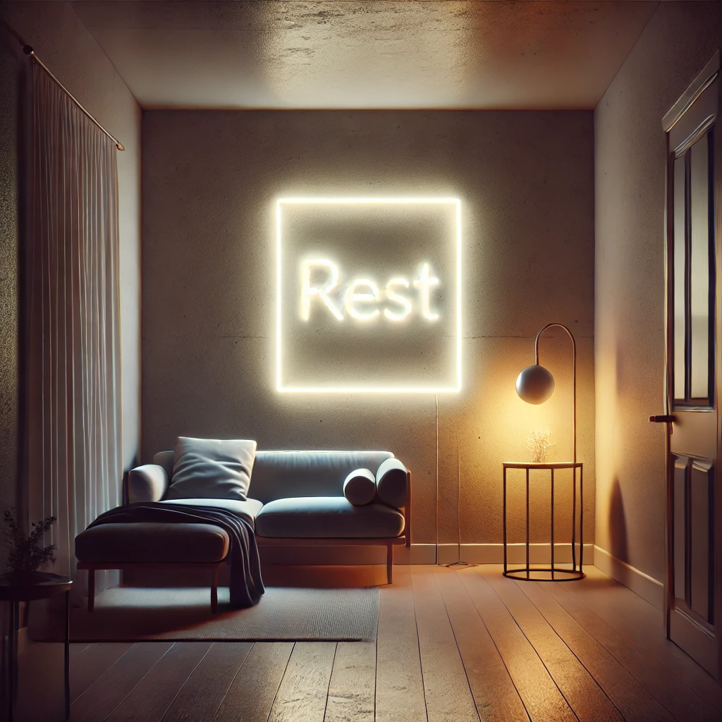 Wizualizacja Neon LED "Rest"
